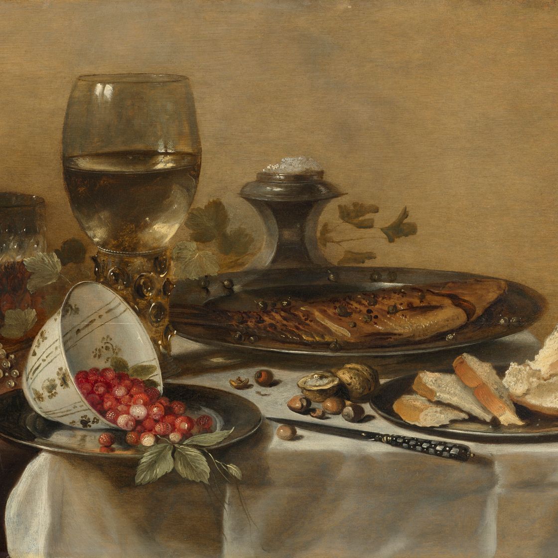 Pieter Claesz — Смерть природы от ремера, от жаркого дыма, от шума, от густых бланшей и от лесных цветов
