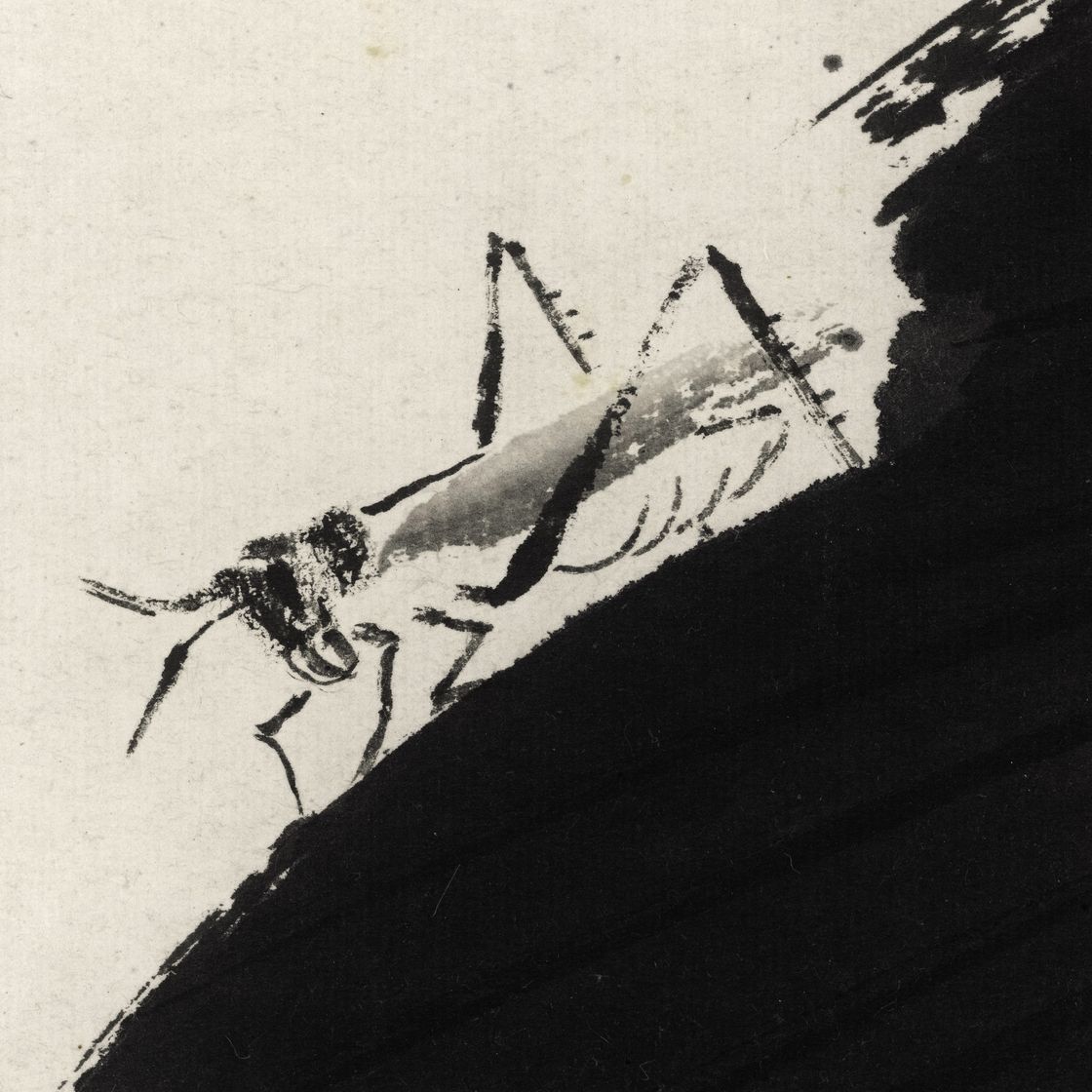Qi Baishi — ПОДОРОЖНИК И КУЗНЕЧИК