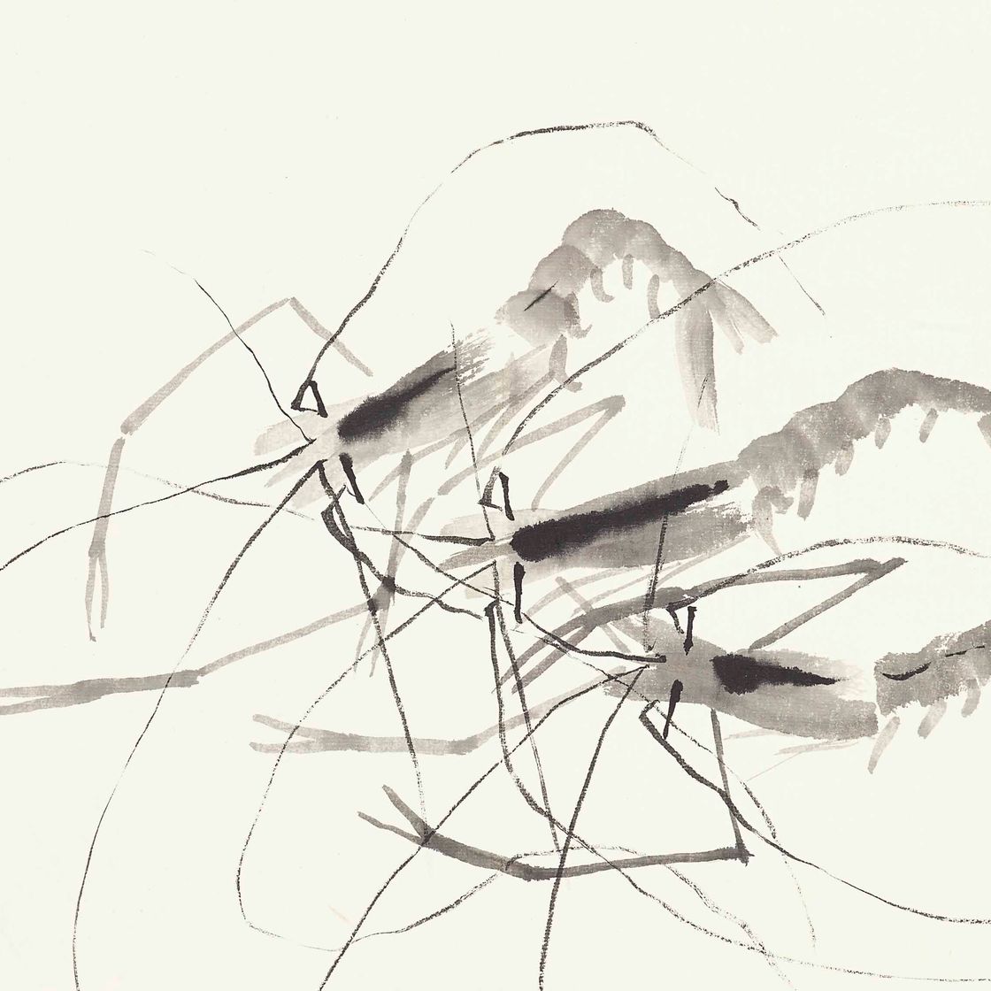Qi Baishi — креветка