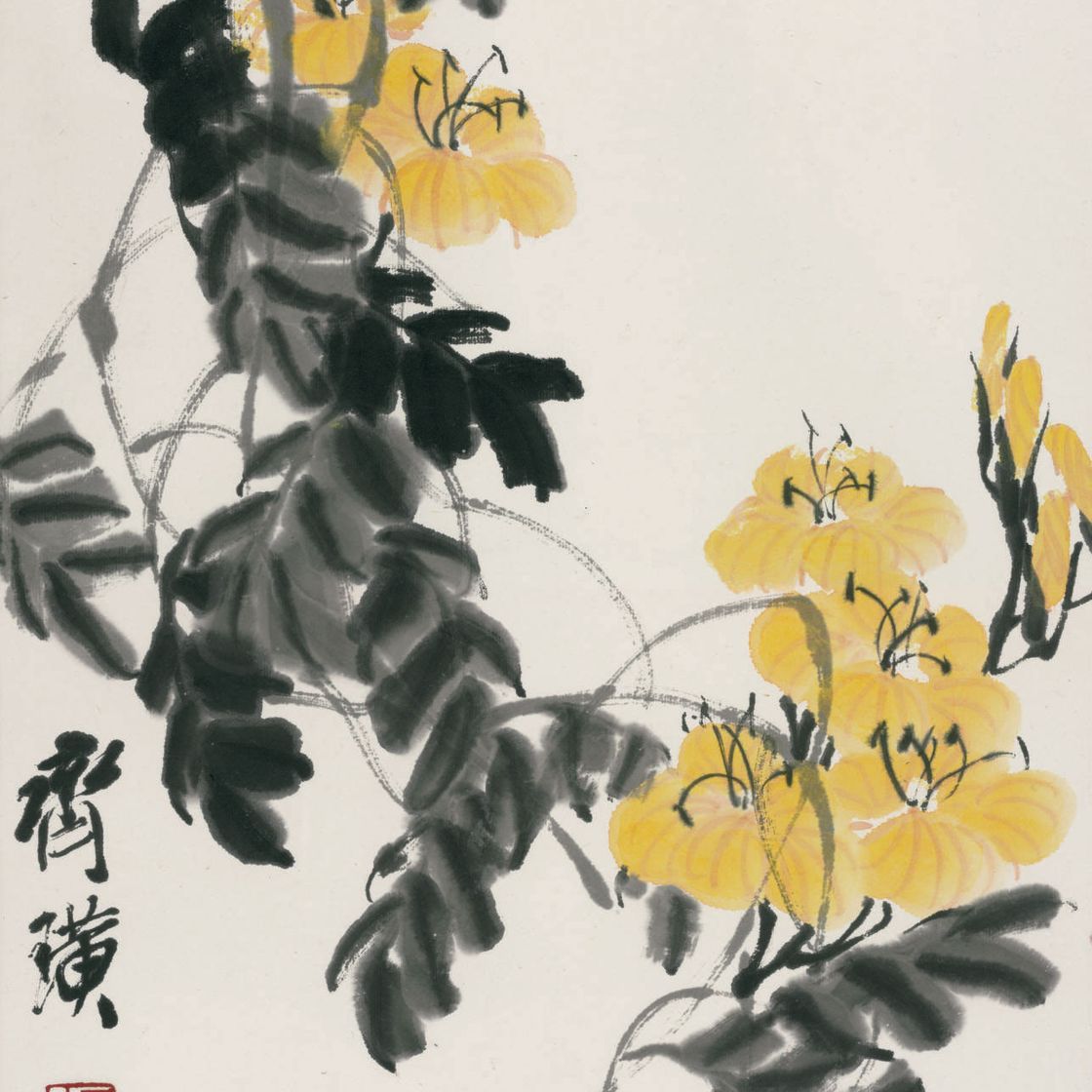 Qi Baishi — ЯРКИЕ ЦВЕТЫ