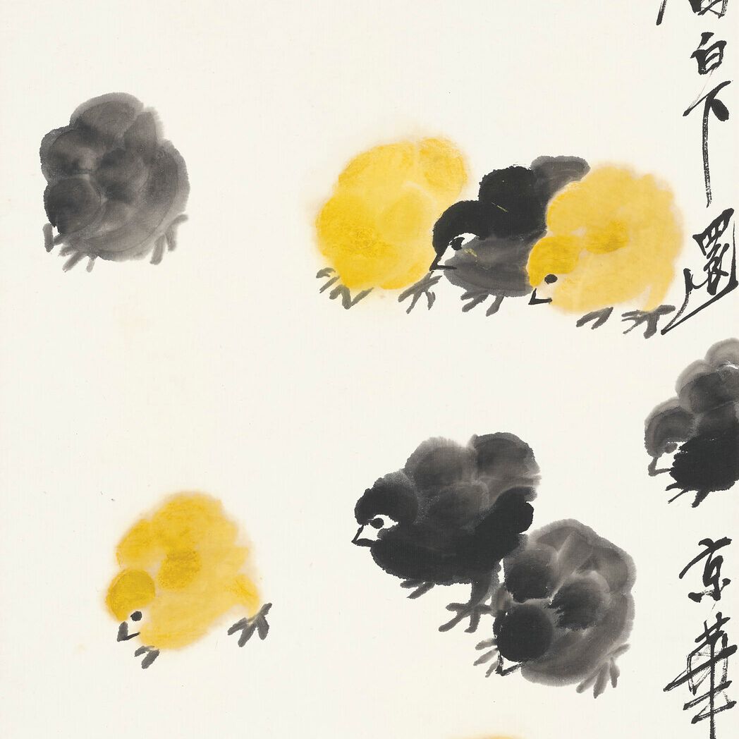 Qi Baishi — Птенцы