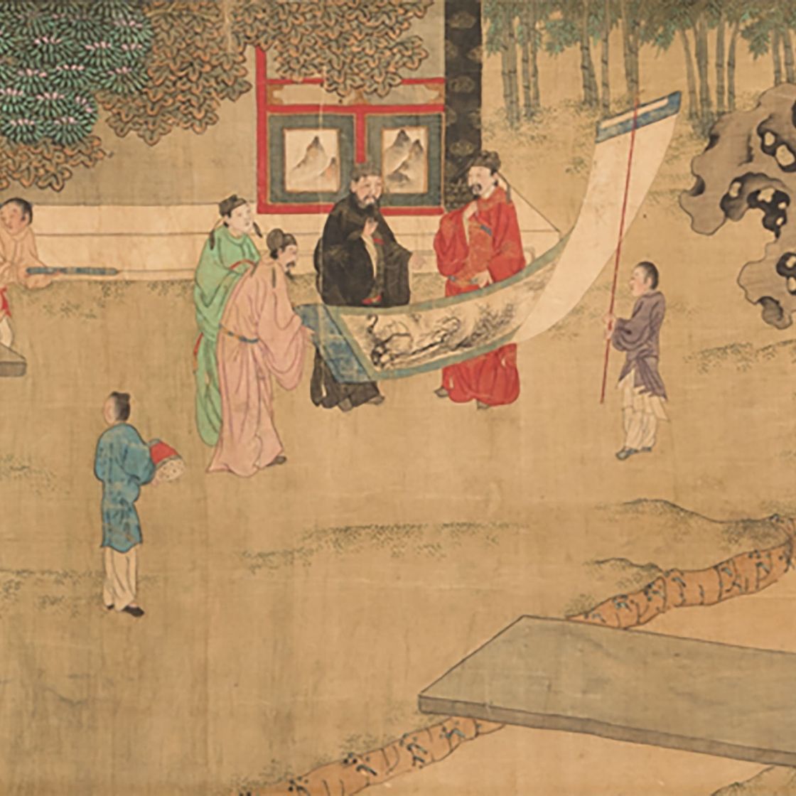 Qiu Ying — Ученые предавались неторопливым занятиям