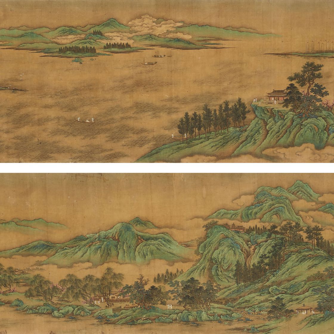 Qiu Ying — Горы и реки