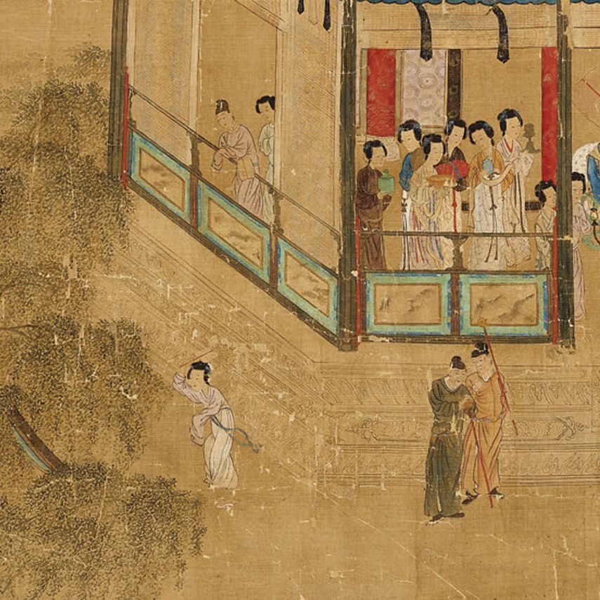 Qiu Ying — Весенний день