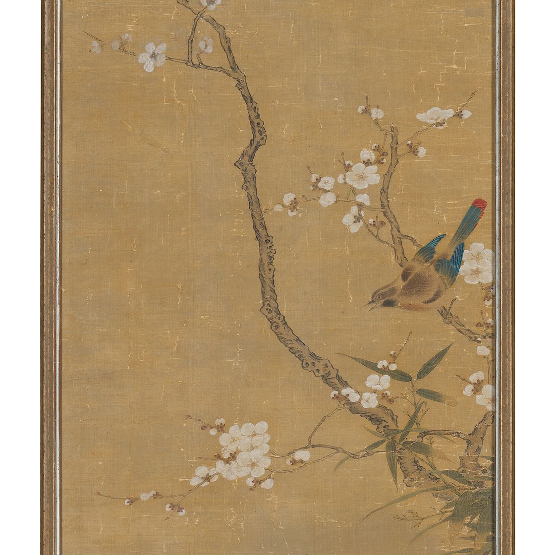 Qiu Ying — Птица на ветке