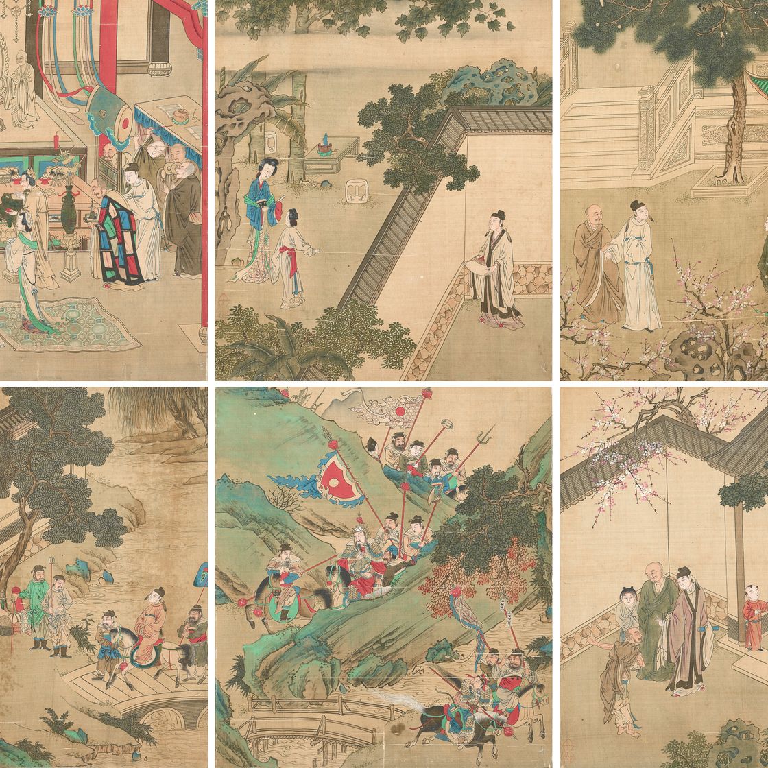 Qiu Ying — Романтика западной комнаты, изображение 1