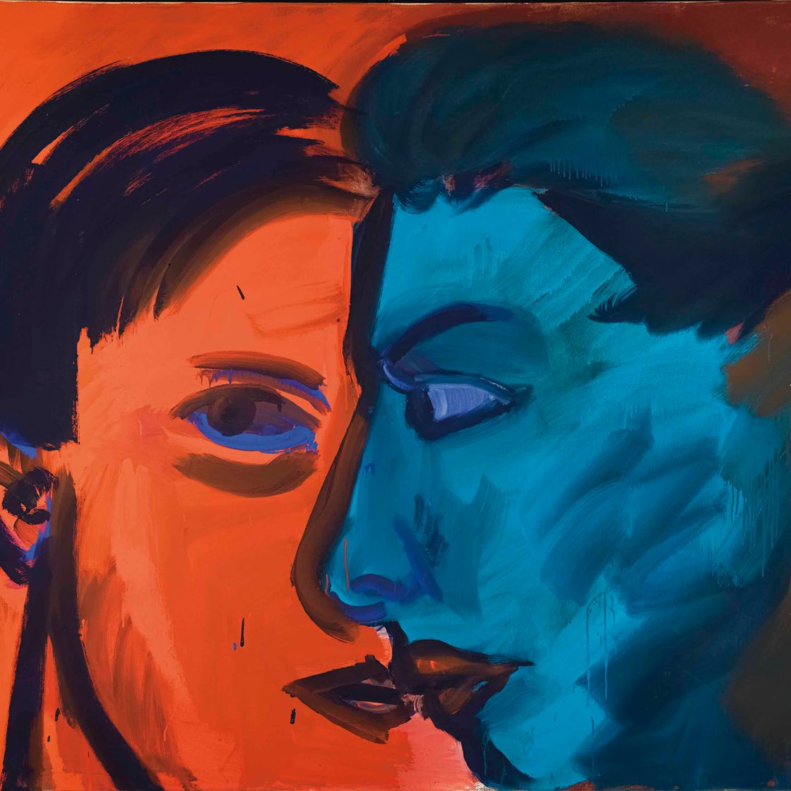 Rainer Fetting — Кусс блау-гниль