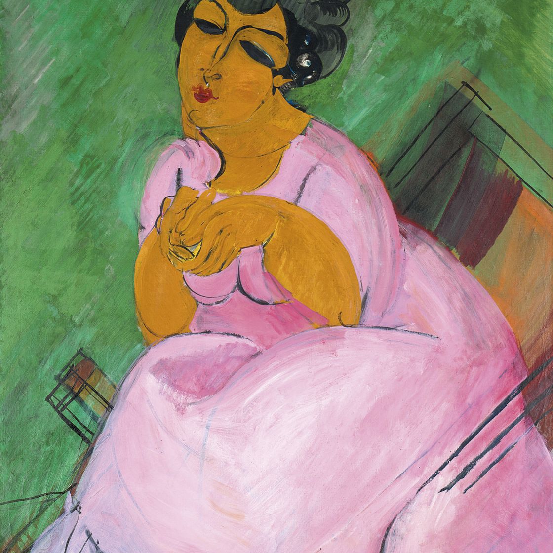 Raoul Dufy — Дама в розовом
