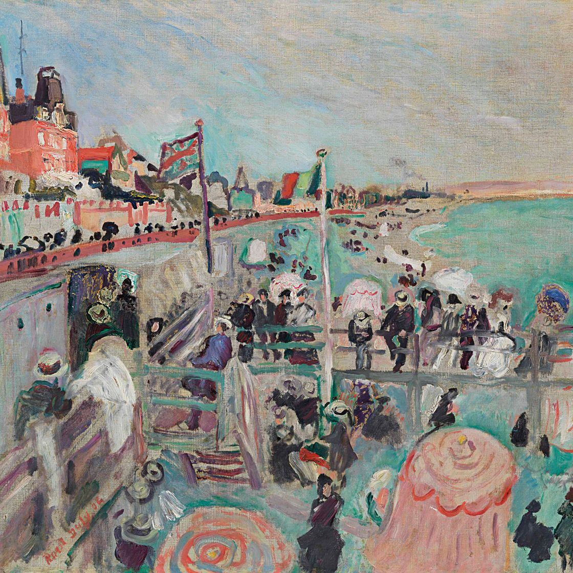 Raoul Dufy — Пляж Гавра