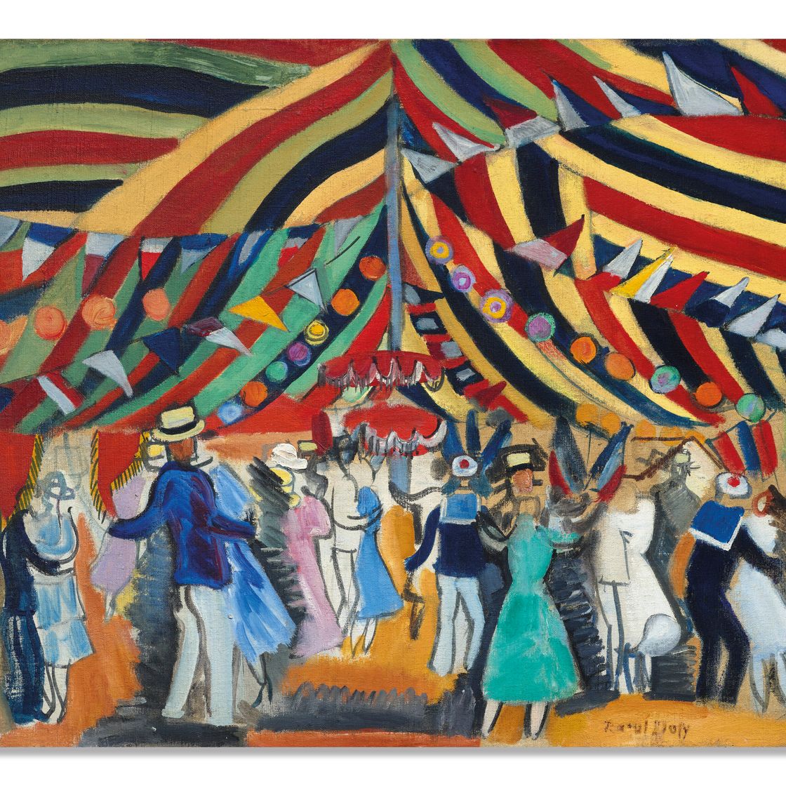 Raoul Dufy — Ле Бал, изображение 1