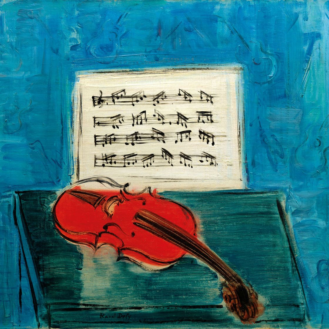 Raoul Dufy — Фиалковый румянец с нежно-голубым оттенком., изображение 1