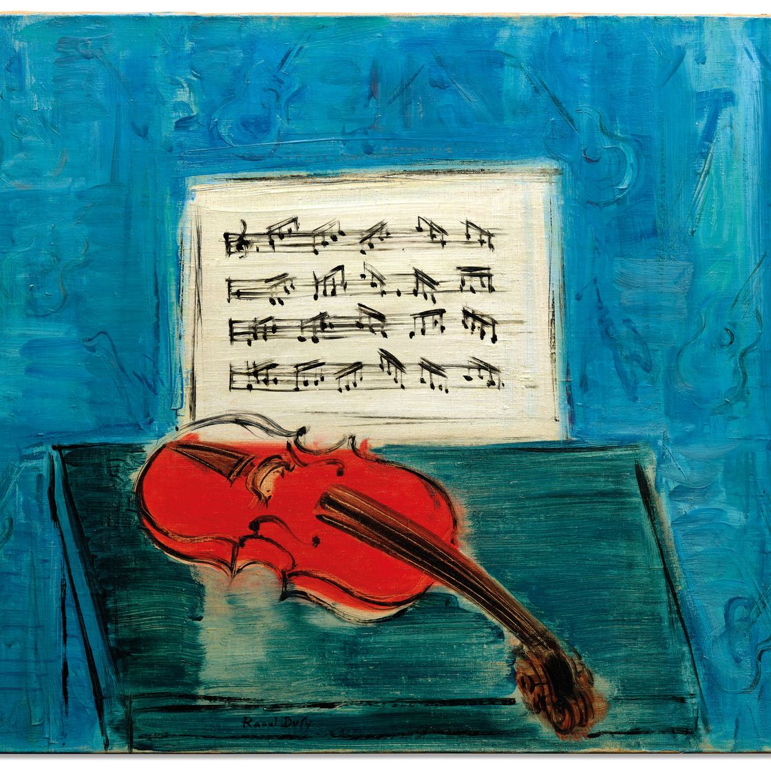 Raoul Dufy — Фиалковый румянец с нежно-голубым оттенком., изображение 2