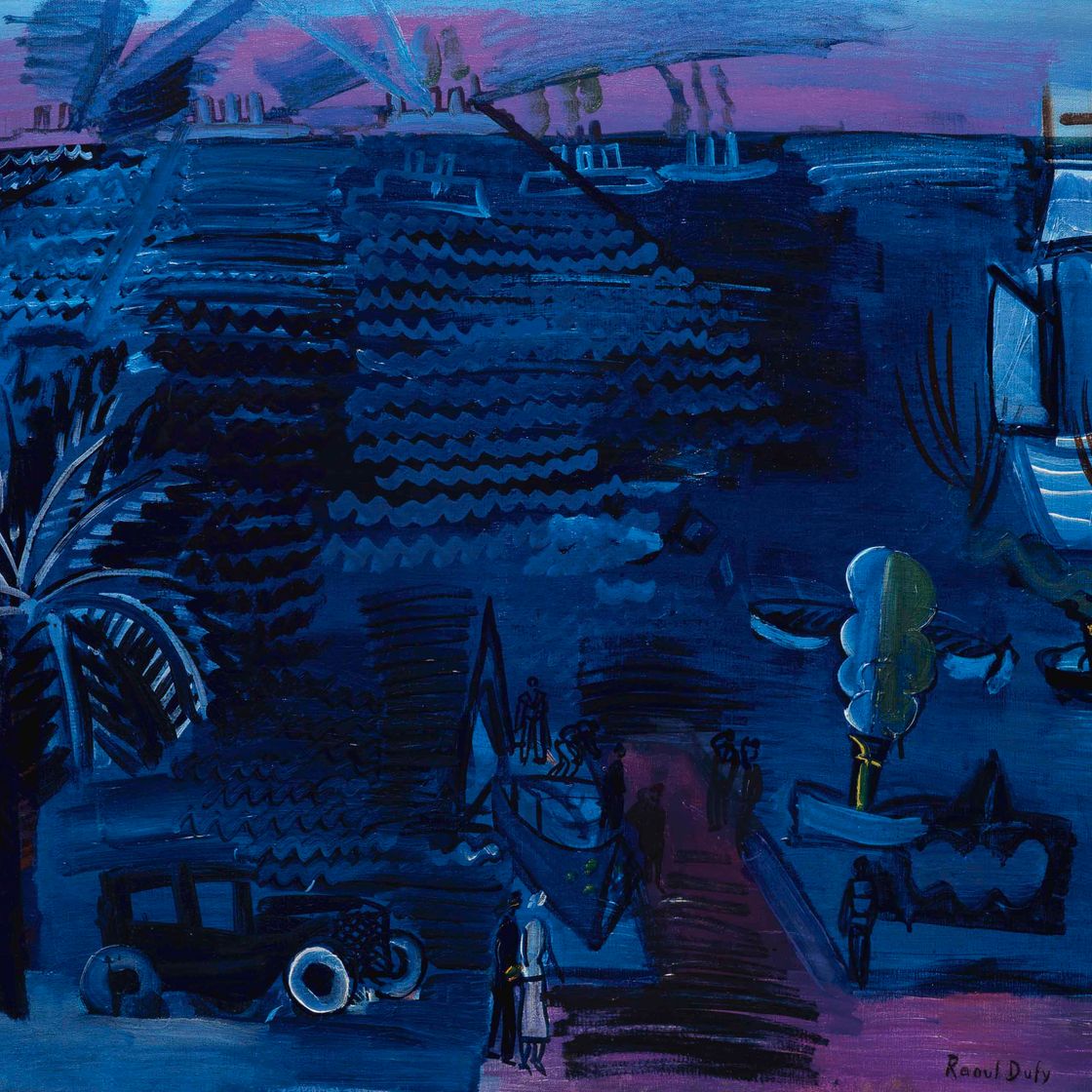 Raoul Dufy — Флотилия в Вильфранше