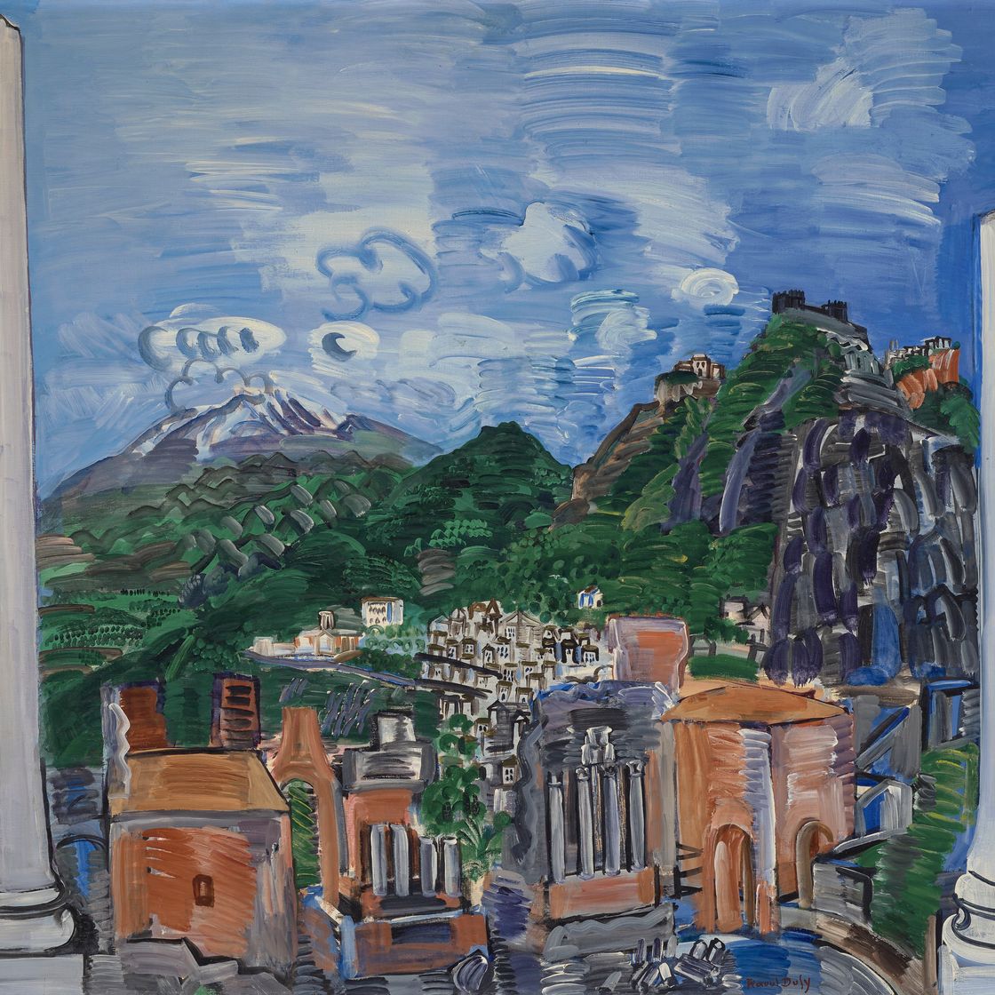 Raoul Dufy — Старинный театр Таормины, изображение 1