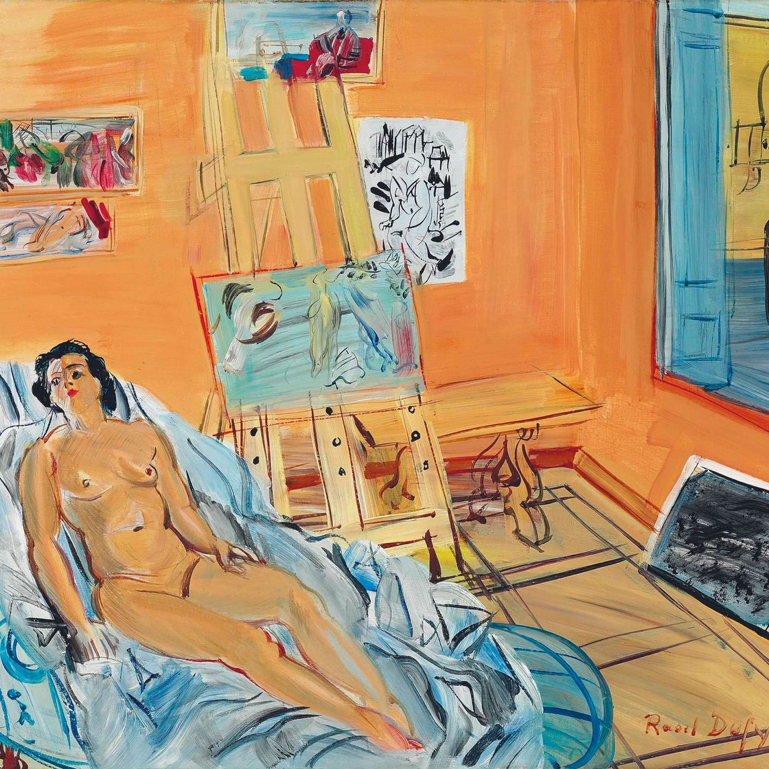 Raoul Dufy — Ателье на улице Жанны д'Арк, для прохожих