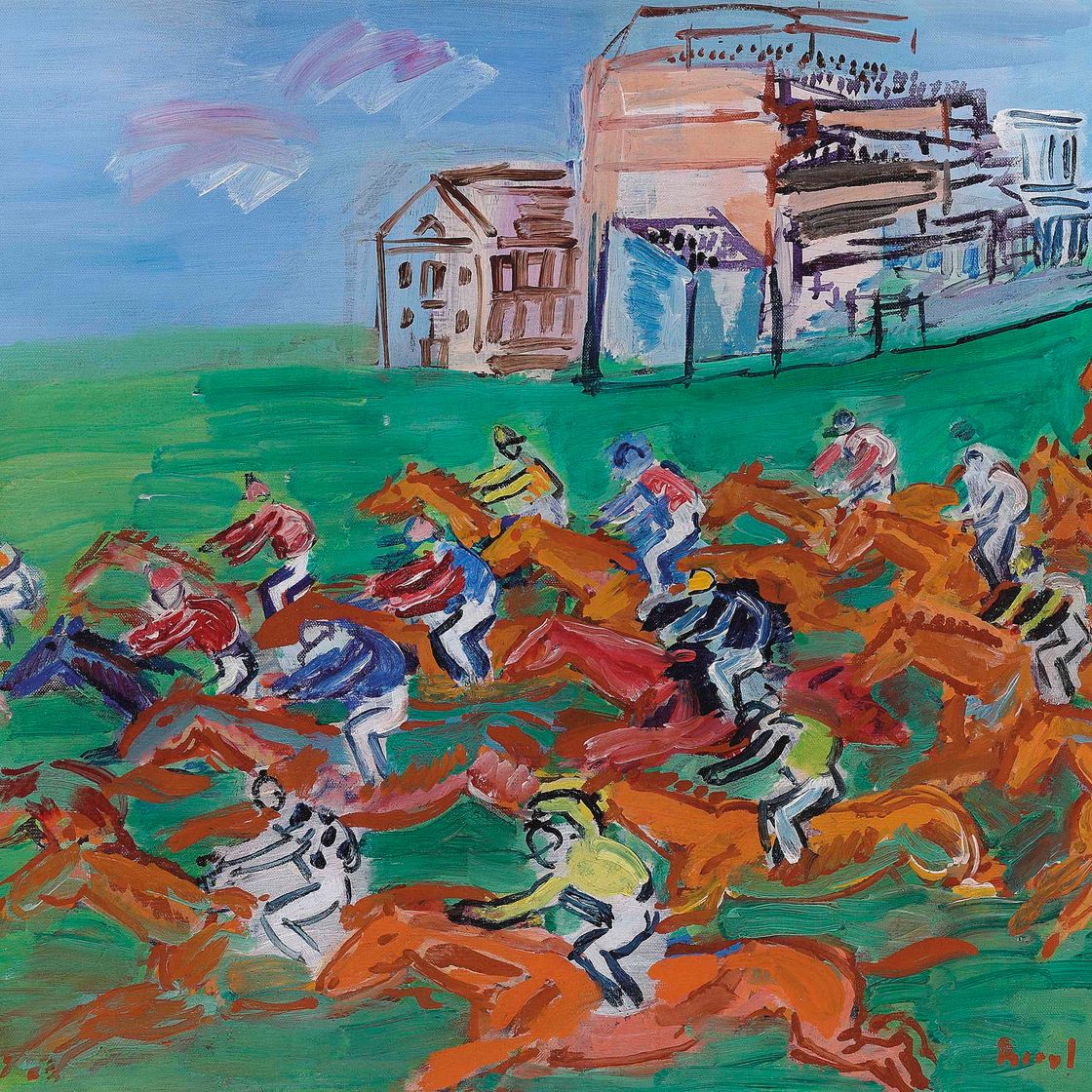 Raoul Dufy — Эпсом, курс на Лос-Анджелес
