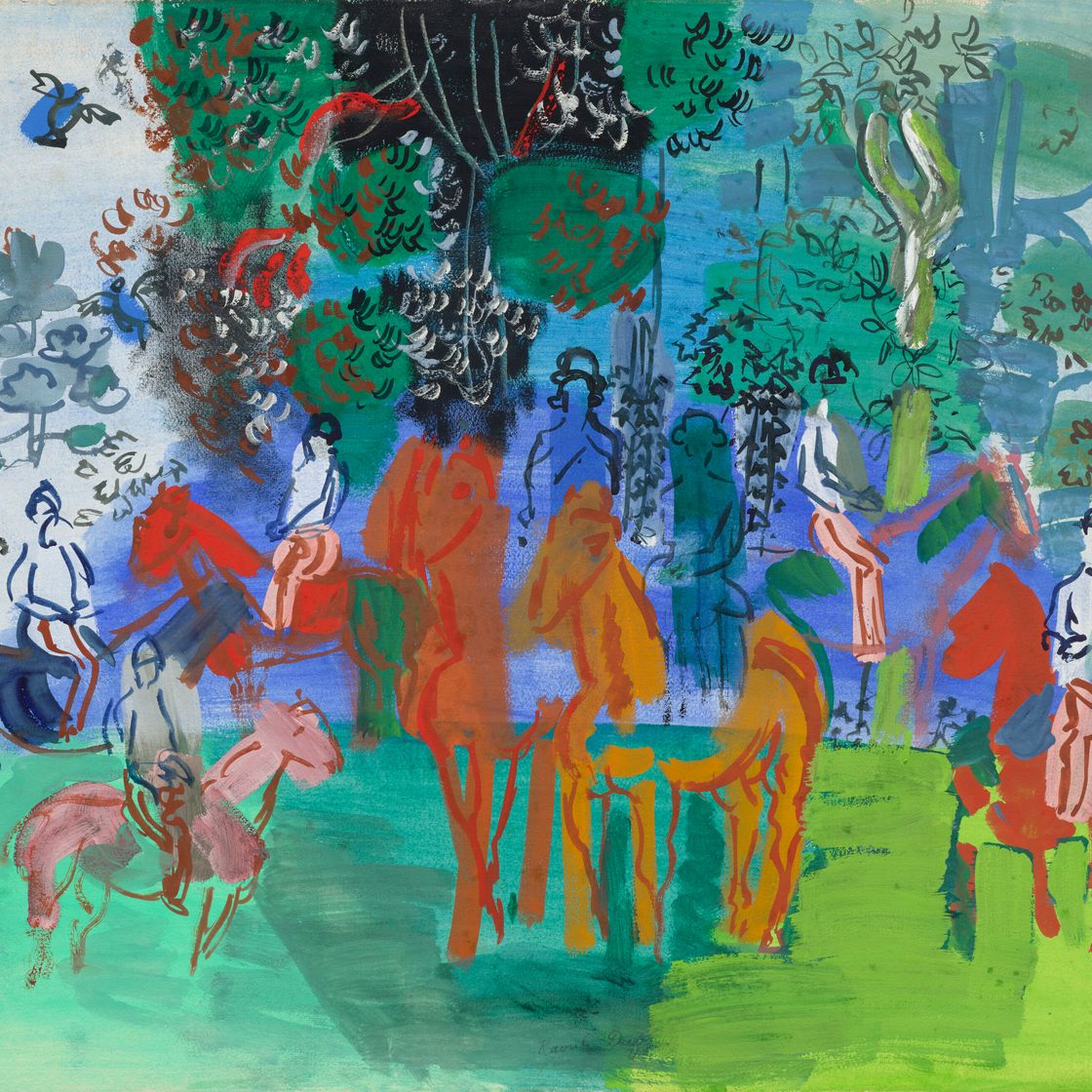 Raoul Dufy — Кавалеры су-буа, изображение 1
