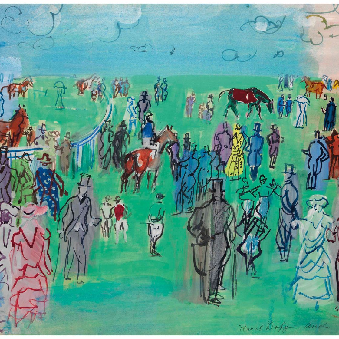 Raoul Dufy — Паддок по-аскотски