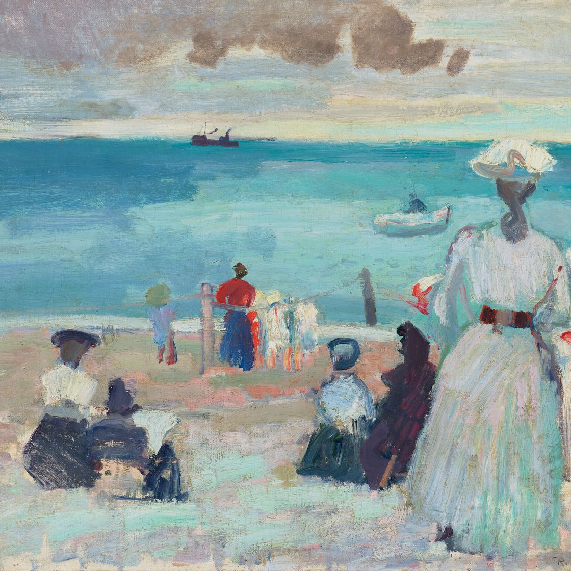 Raoul Dufy — Пляж, изображение 1