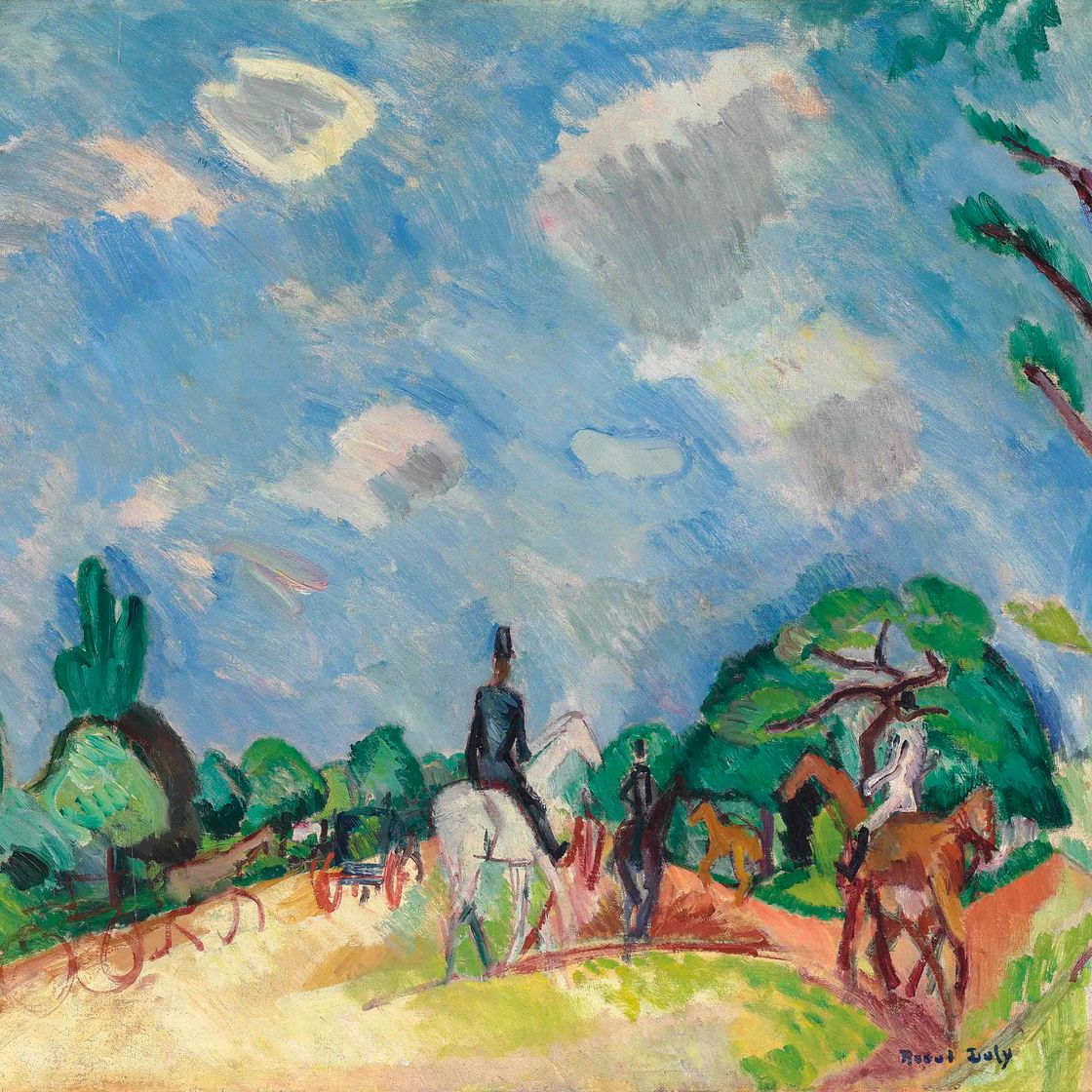 Raoul Dufy — Кавалеры, авеню дю Буа