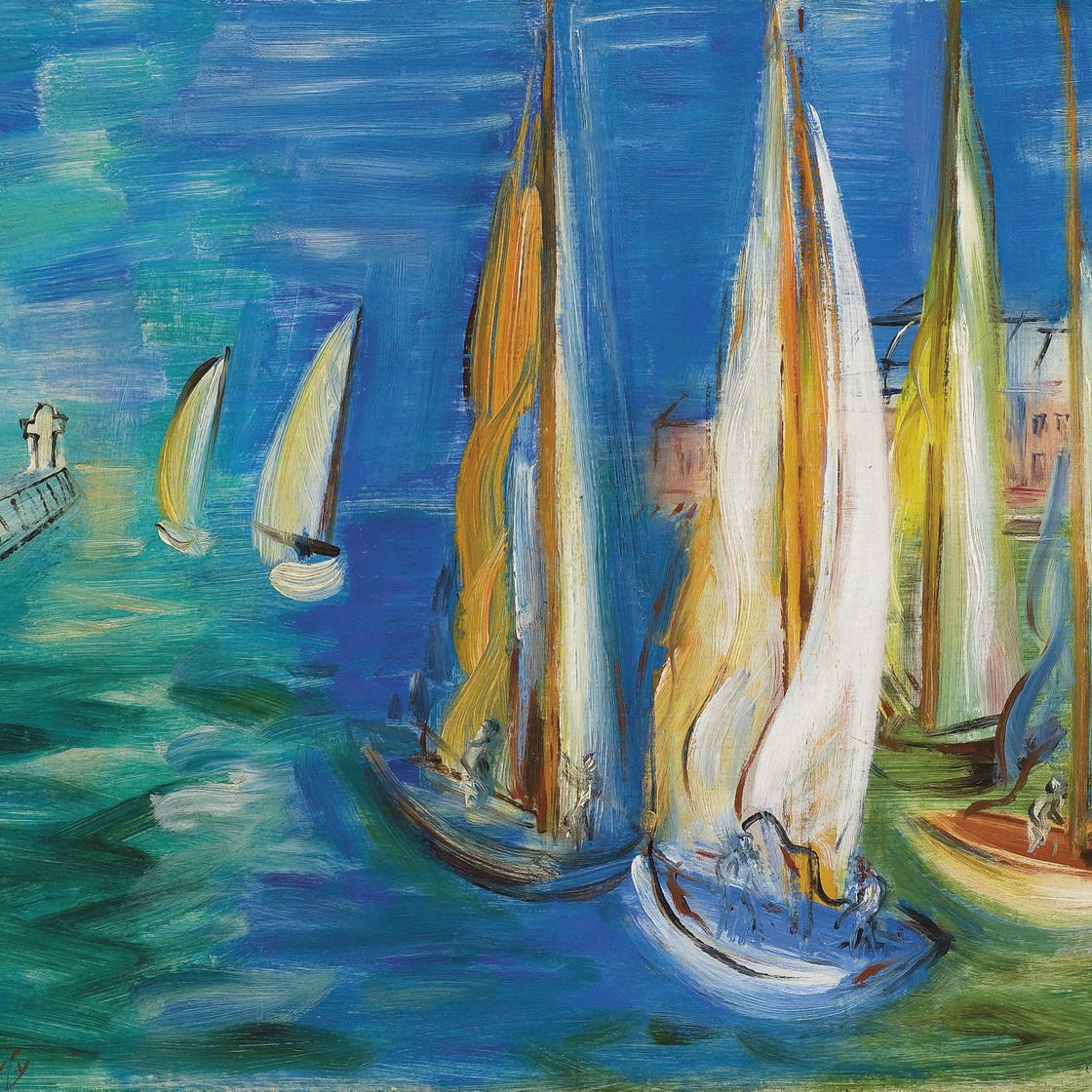 Raoul Dufy — Департамент вуалей в Довиле