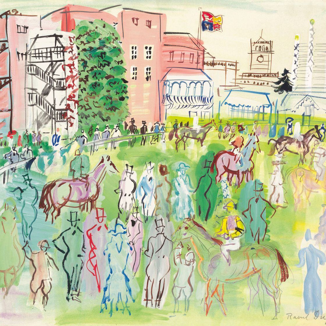 Raoul Dufy — Королевские скачки в Аскоте