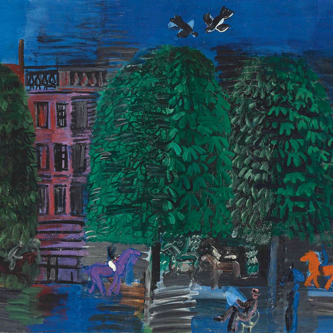 Raoul Dufy — Авеню дю Буа, Дворец Роз