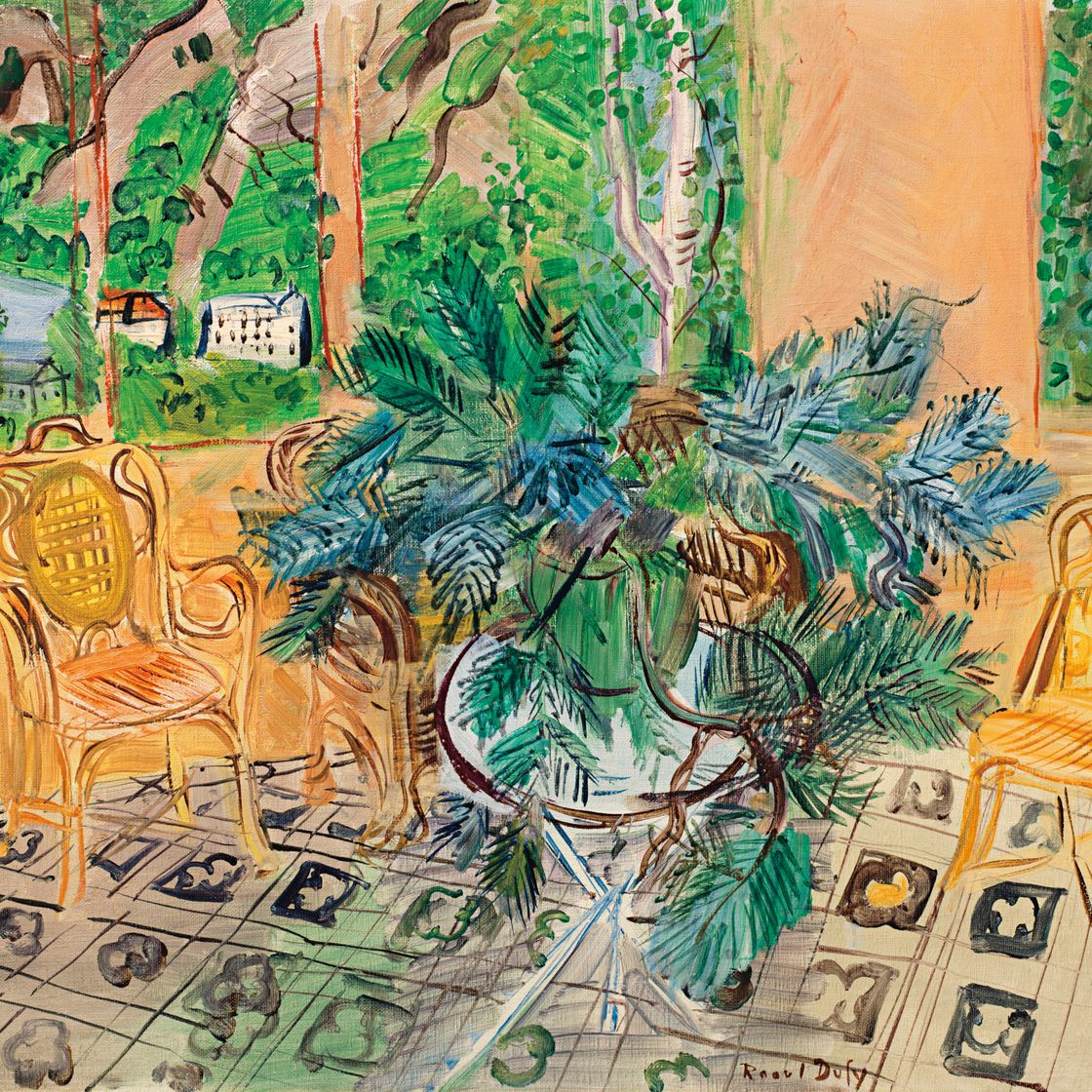 Raoul Dufy — Терраса в Верне-Ле-Бен