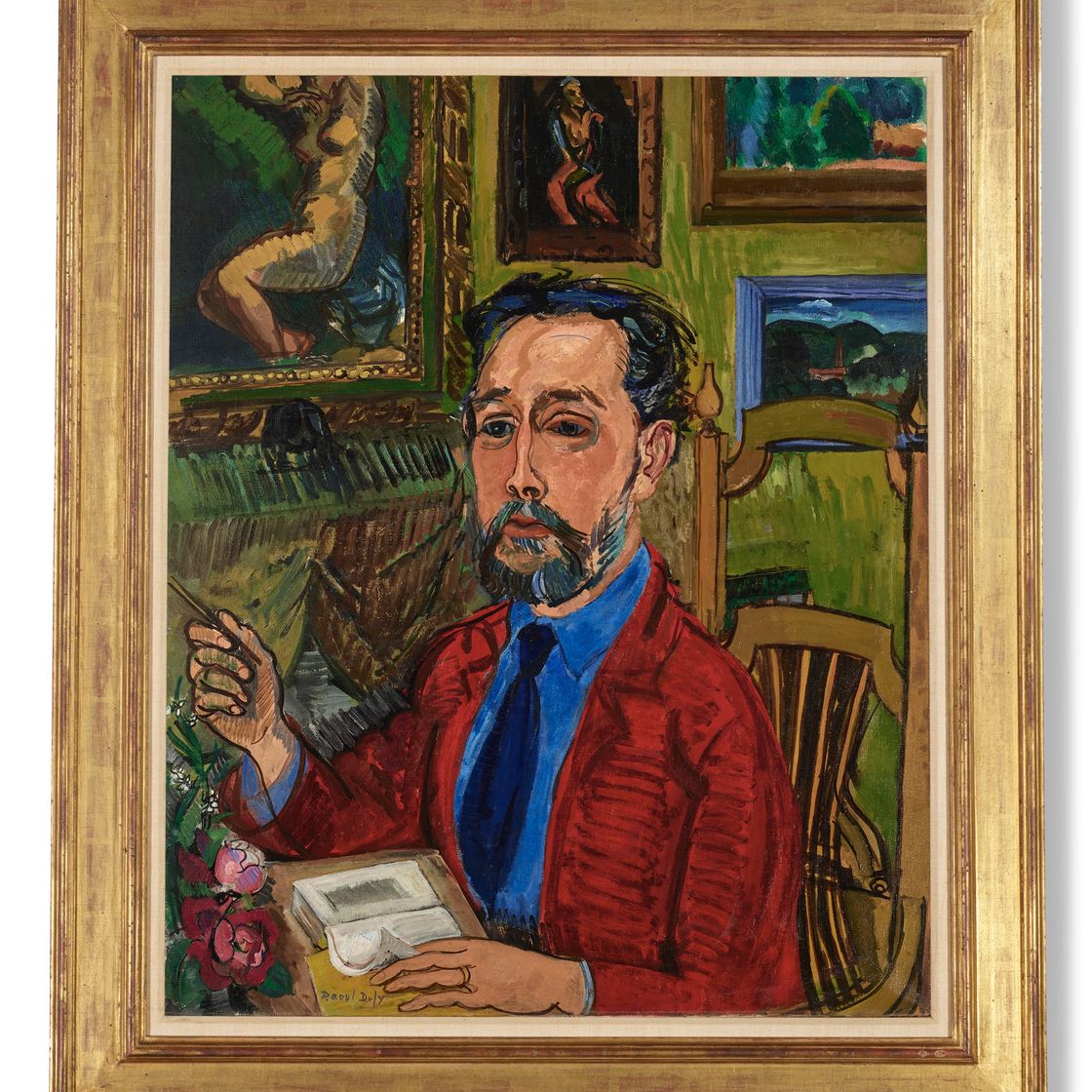 Raoul Dufy — Портрет поэта Иоахима Гаске, изображение 2