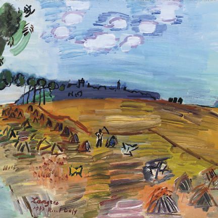 Raoul Dufy — Спокойствие в окрестностях Лангра