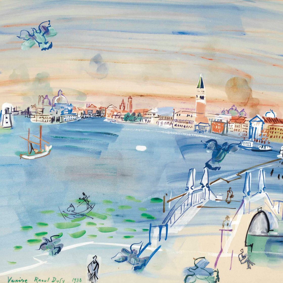 Raoul Dufy — Набережная эсклавонов в Венеции