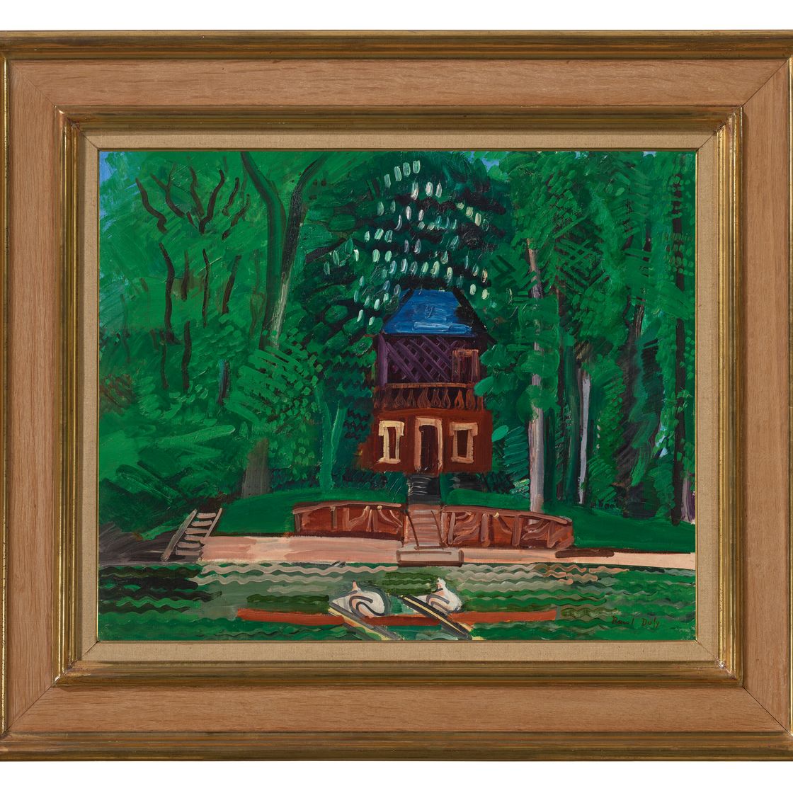 Raoul Dufy — Ле-Канотье-сюр-ла-Марн, изображение 2