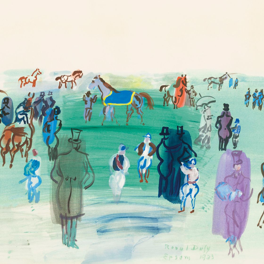 Raoul Dufy — Ла пелуз в Эпсоме