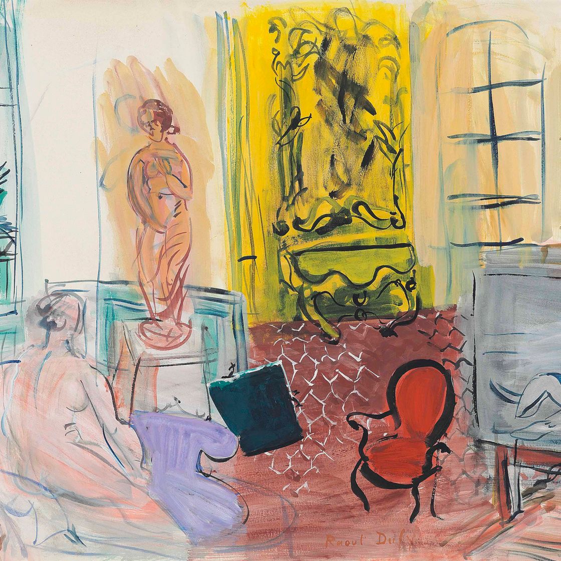 Raoul Dufy — Отель в Перпиньяне, площадь Араго