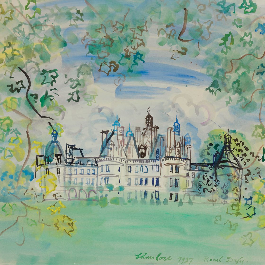 Raoul Dufy — Замок Шамбор