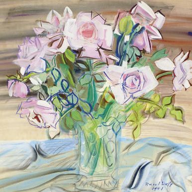 Raoul Dufy — Розы без вазы