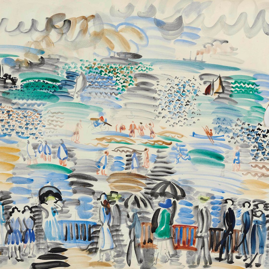 Raoul Dufy — Набережная на берегу моря