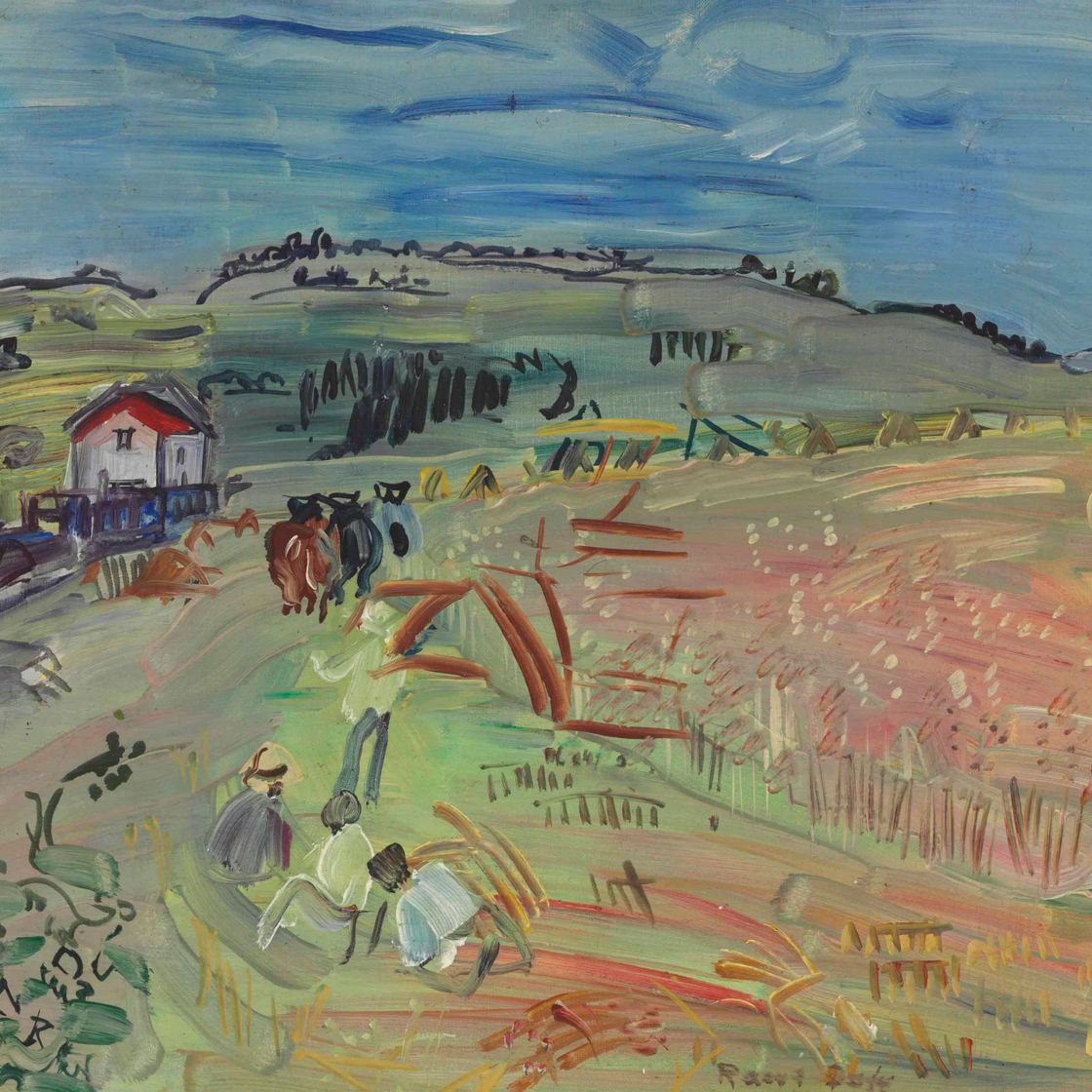 Raoul Dufy — Оплата на золотом поле в Бефах