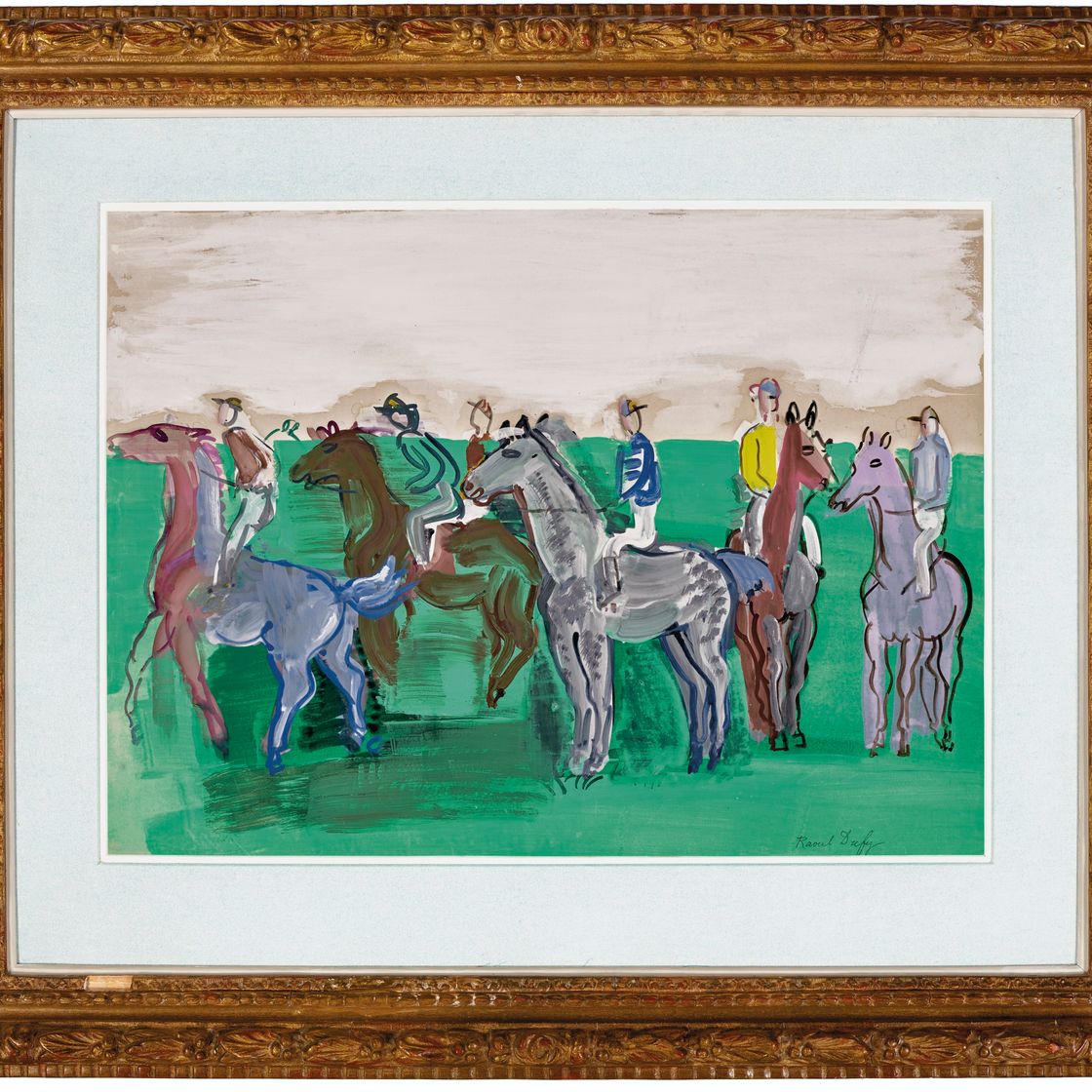 Raoul Dufy — Жокеи и кавалеры ордена, изображение 2