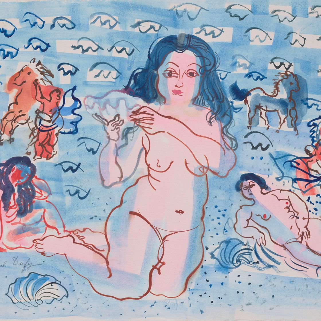 Raoul Dufy — Наяды, кокетки и шевроле
