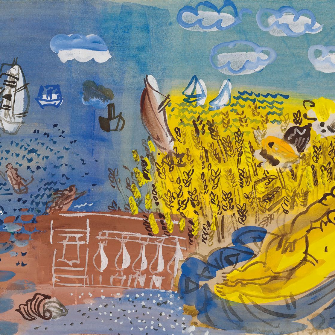 Raoul Dufy — Я здесь, на берегу моря