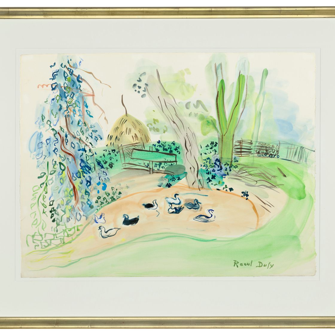 Raoul Dufy — Море с утками по-моему, изображение 2