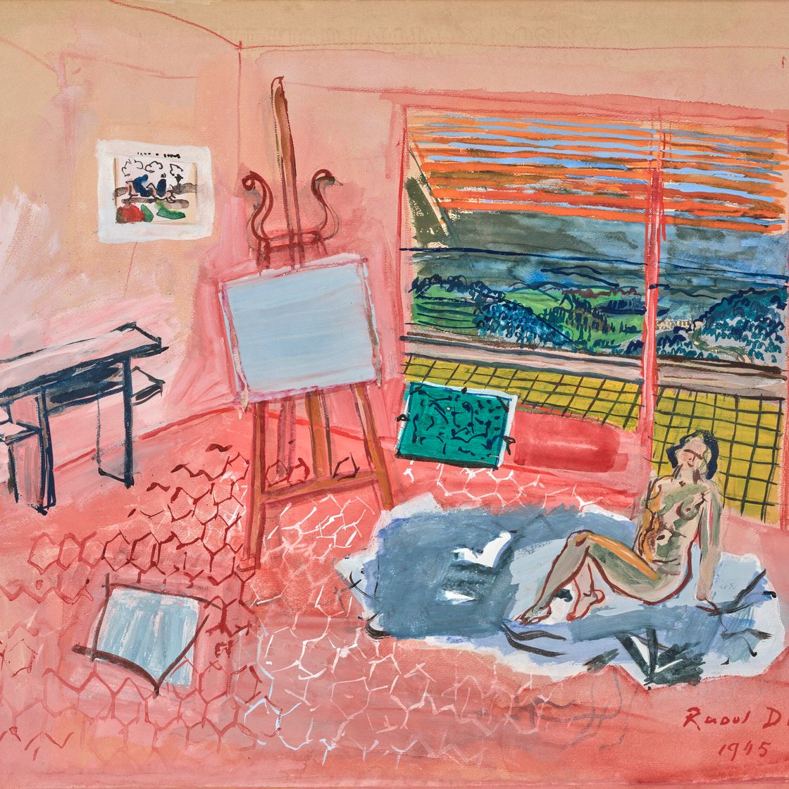 Raoul Dufy — Ну, как же я люблю румяна Ванса, изображение 1