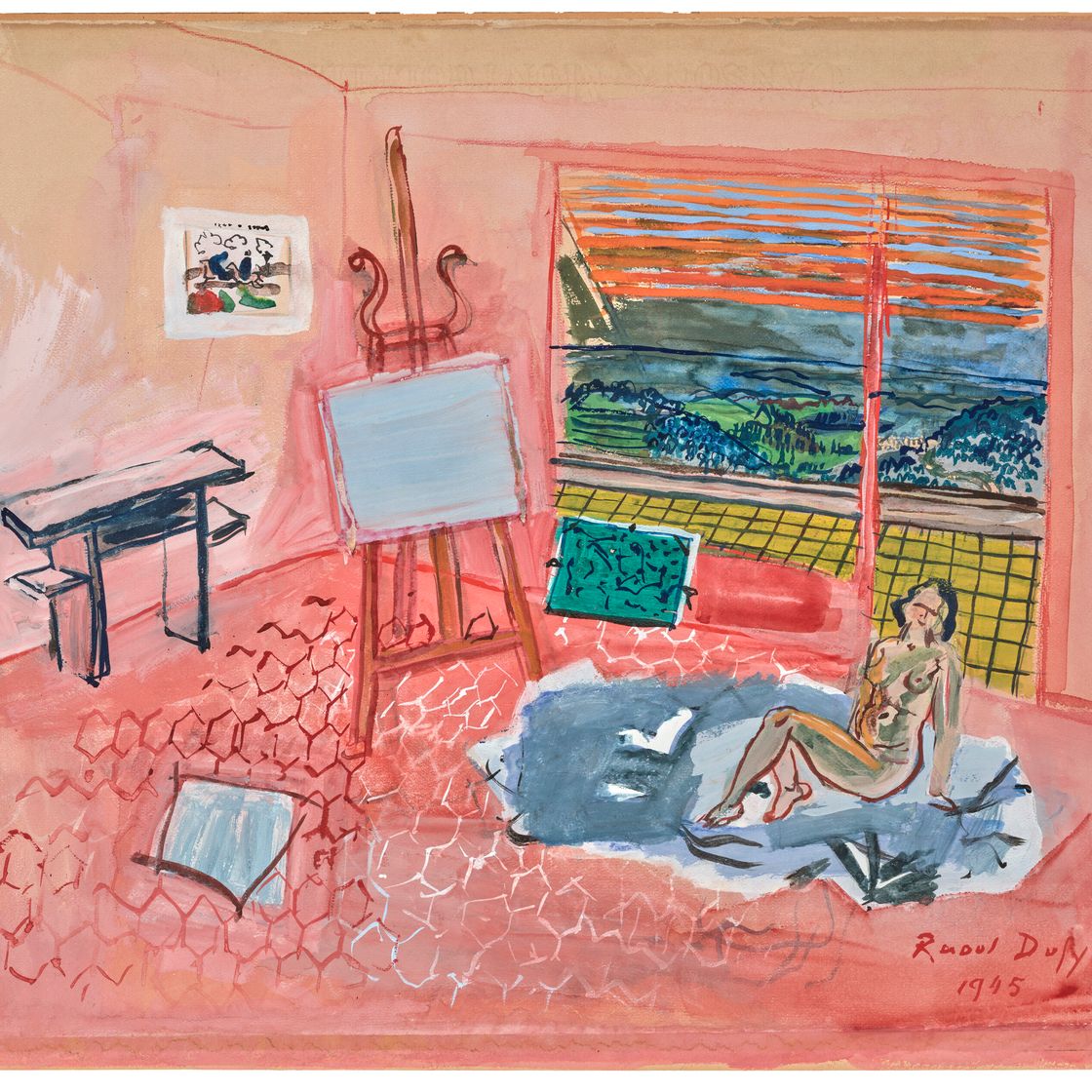 Raoul Dufy — Ну, как же я люблю румяна Ванса, изображение 2