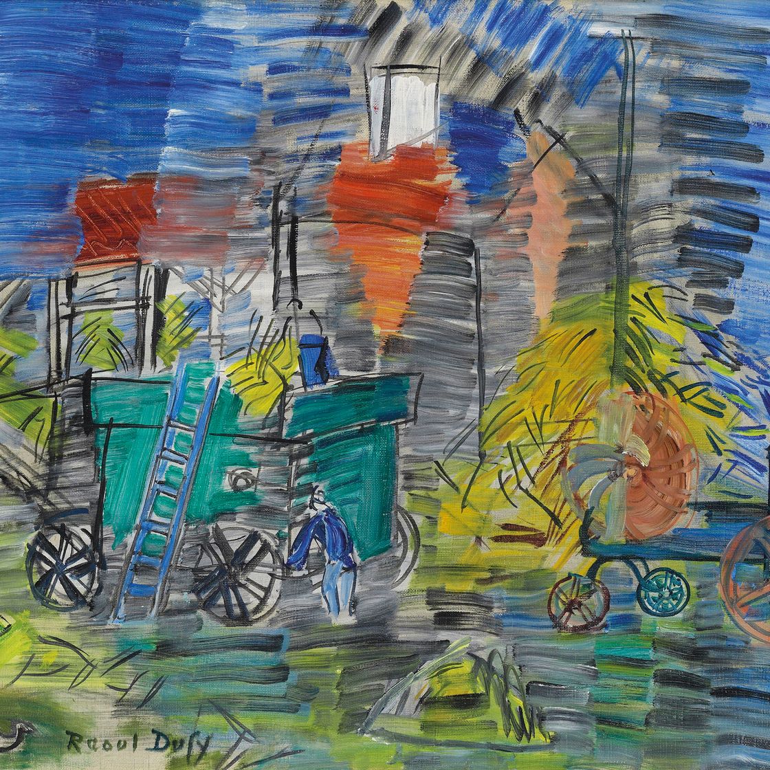 Raoul Dufy — Синий наряд