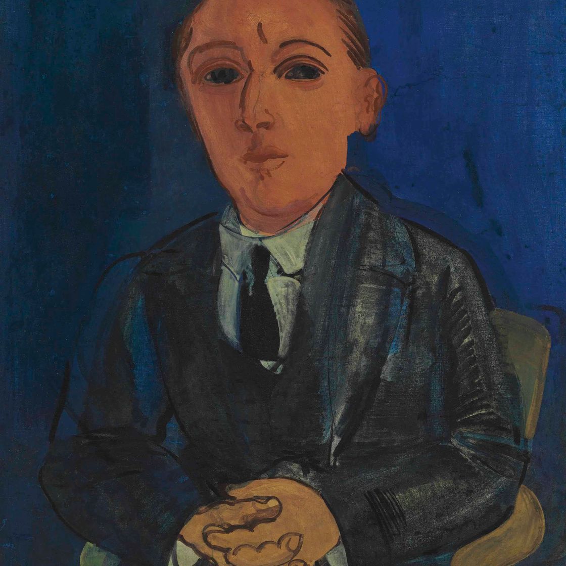 Raoul Dufy — Портрет поэта Франсуа Берто