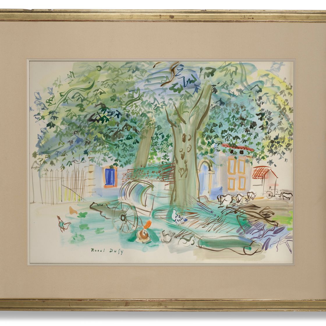 Raoul Dufy — Двор ферм, изображение 2