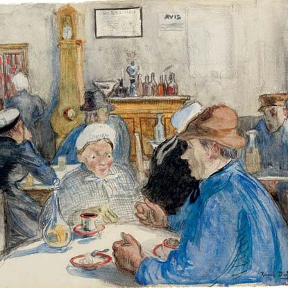 Raoul Dufy — В кафе