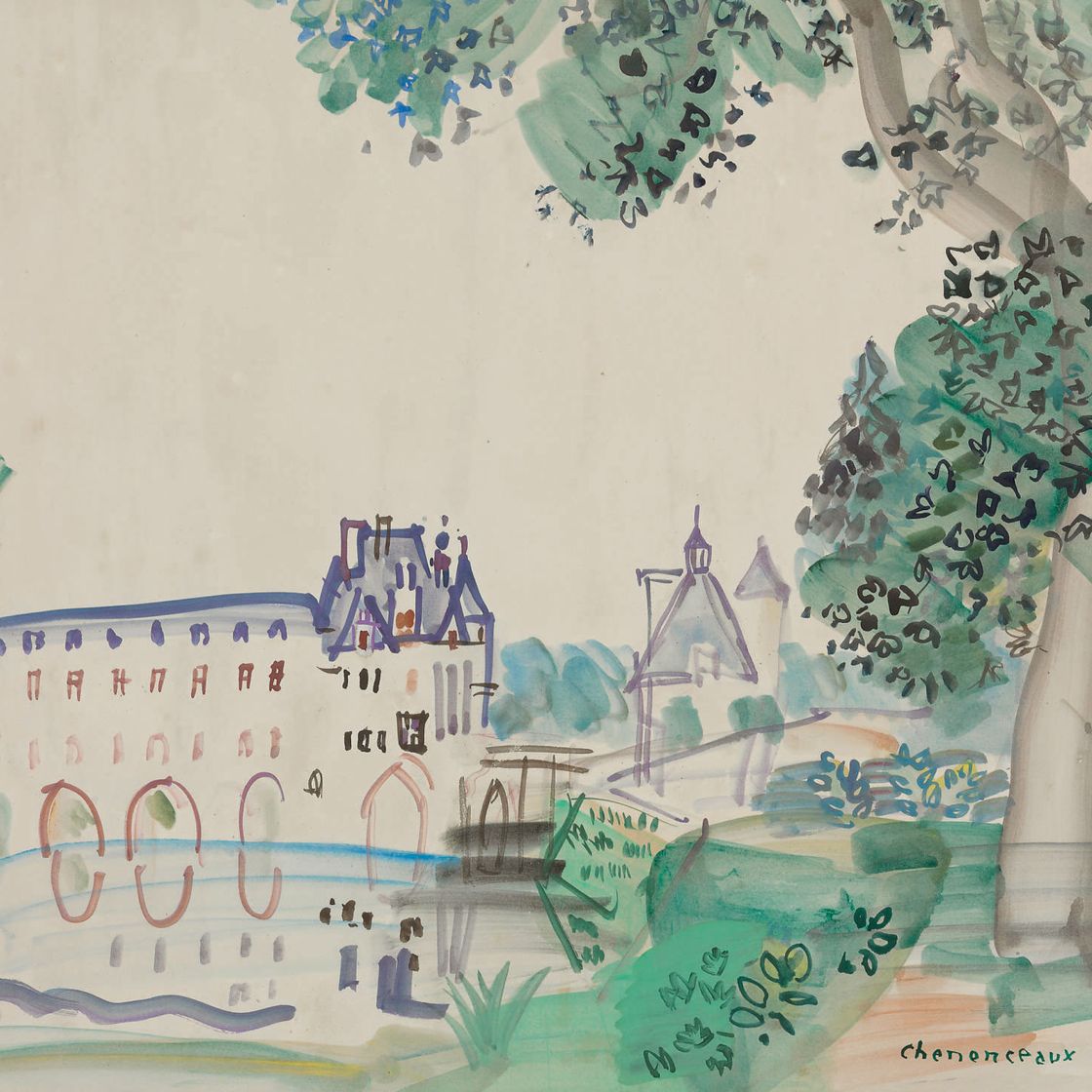 Raoul Dufy — Замок Шенонсо