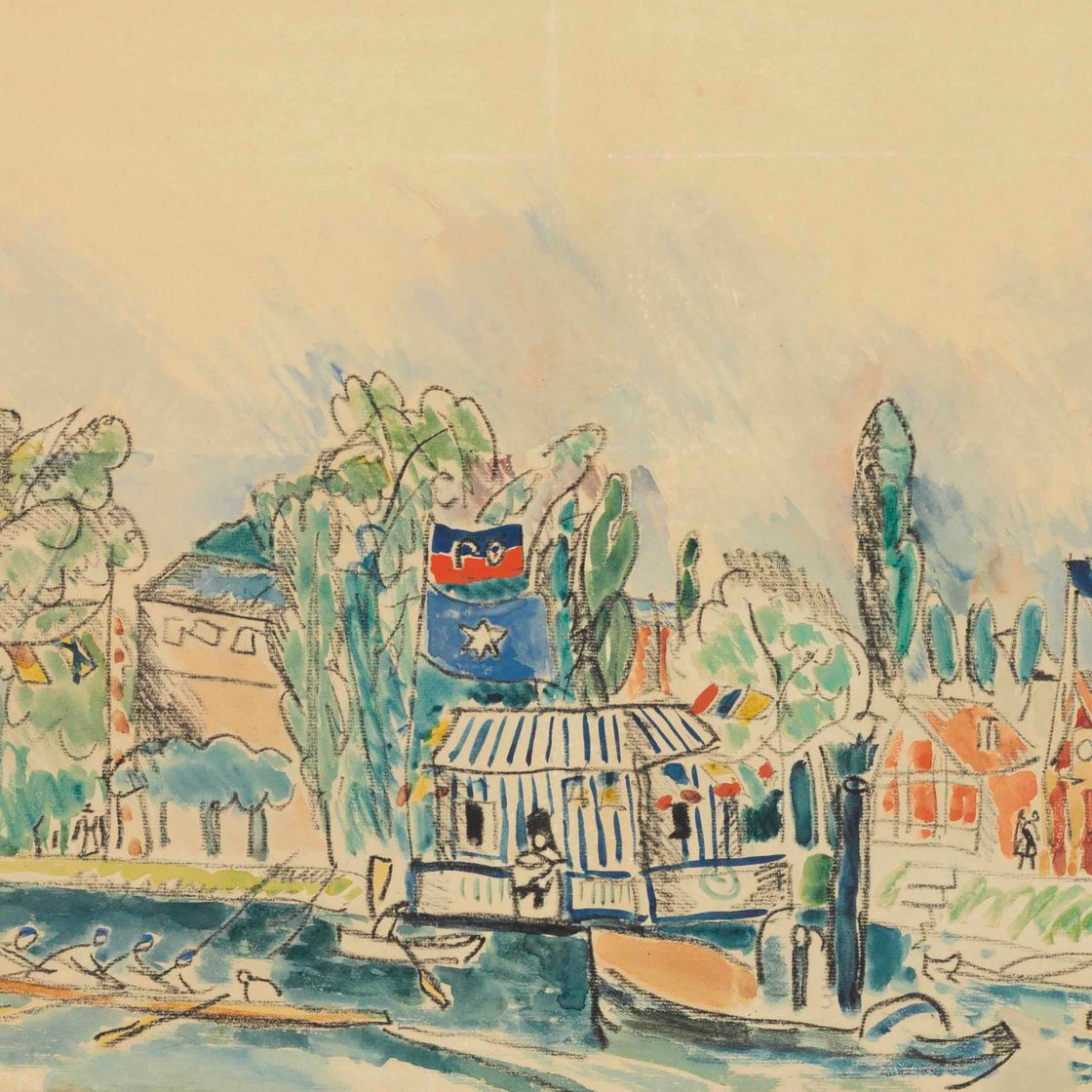 Raoul Dufy — Каноты и любители парить на Марне